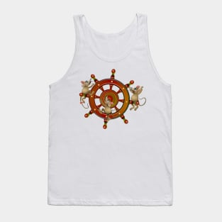 Funny mice sailing Tank Top